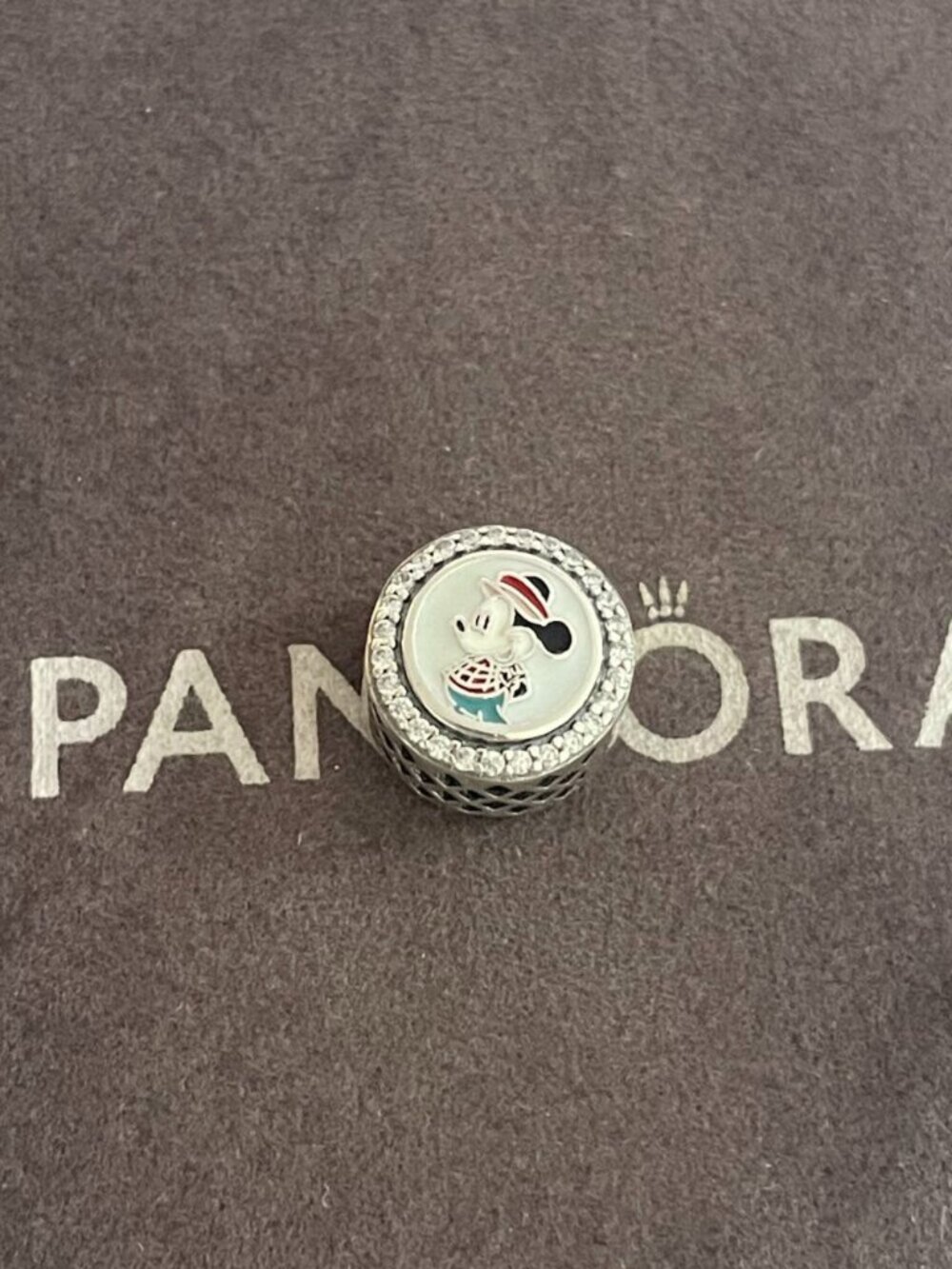 Disney Parks Pandora EPCOT Canada World Showcase Mickey Mouse Button Charm